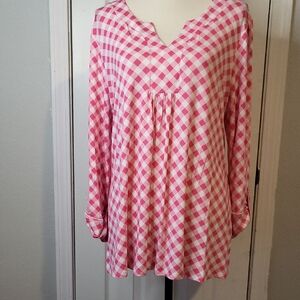 Ruby Rd Checked Tunic